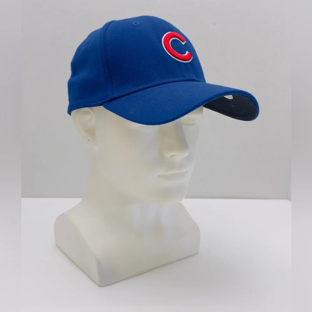 Chicago Cubs New Era 39thirty Stretch Fit Team Classic Cap/hat Medium-Large